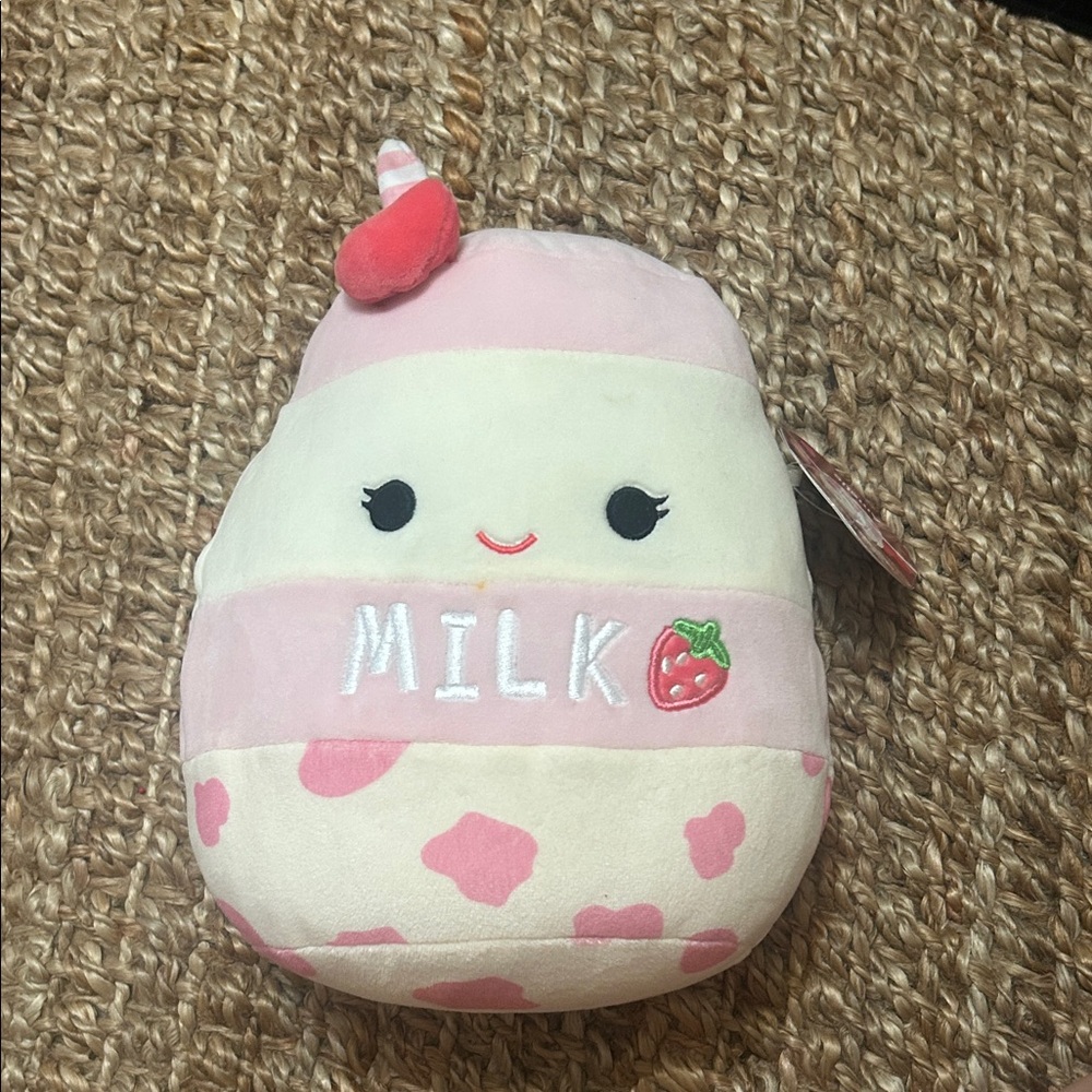 Strawberry Milk Mini Squishmallow
